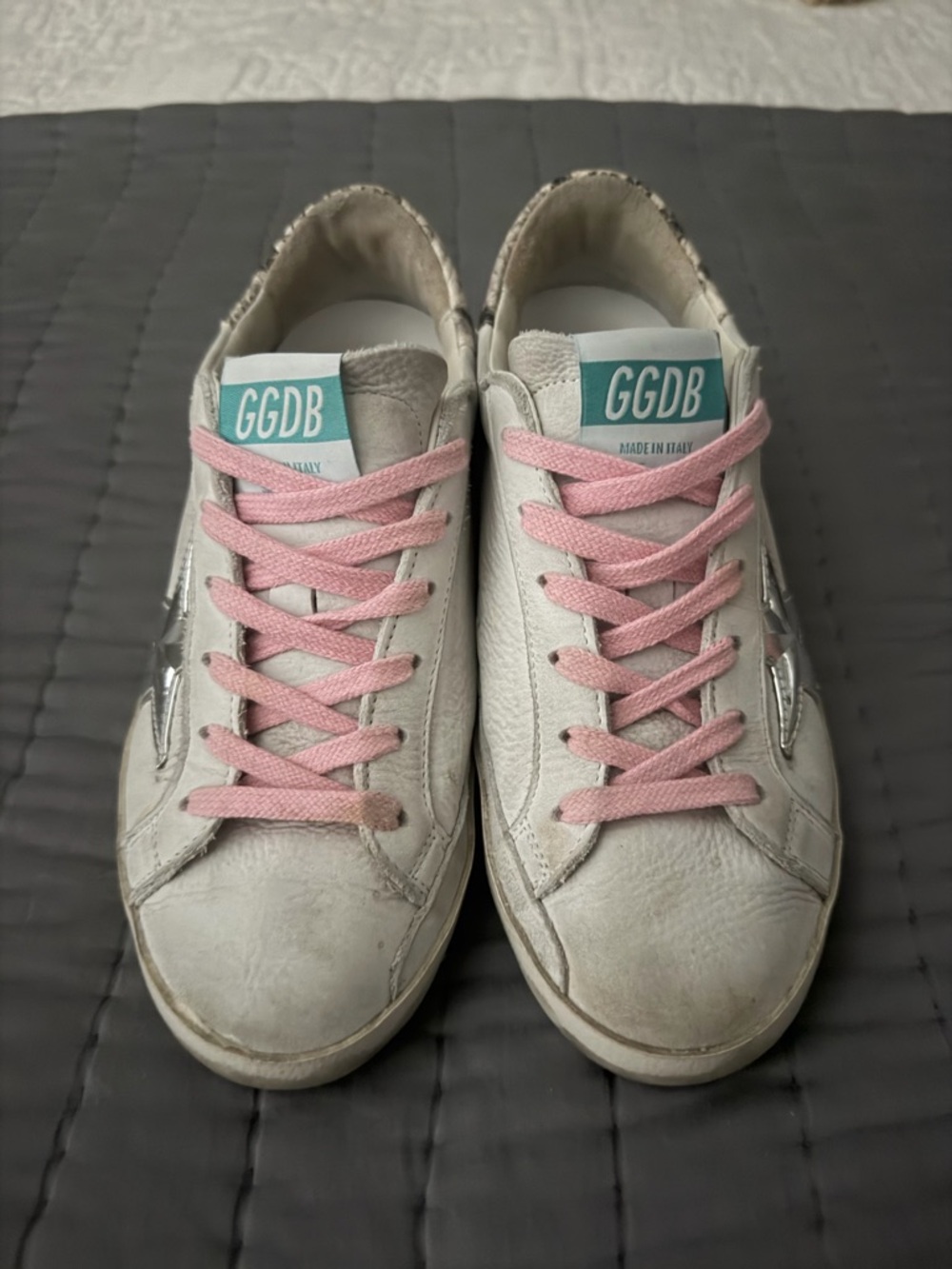 Golden Goose superstar low top Sneakers with Pink Laces - Picture 2 of 6